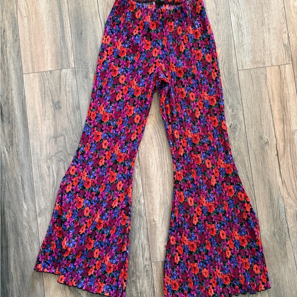 Target Floral Wide Leg Pants - Multicolor - Picture 2 of 2